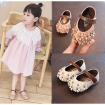 Girls 2019 summer new wild baby shoes small children Princess single shoes Velcro soft bottom boy skin