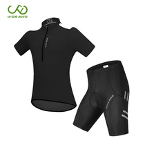 Vosavi summer riding suit short-sleeved shorts set mens mountain bike bike jacket road bike suit