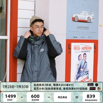 (WHOSETRAP OFFICIAL)Autumn and winter personality casual original loose and comfortable contrast profile stitching down jacket