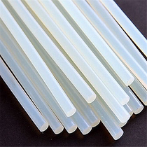 Hot melt adhesive translucent 6MM left and right diameter rubber stick adhesive tape length about 20CM