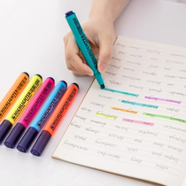 Student Stationery Day Type Triangle Pen Holder Fluorescent Pen Solid Fluorescent Pen Color Focus Mark Stroke mark pen