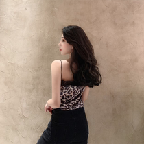 Lggstyle chic wind 2021 spring and summer new 100 lap splicing lace floral lace BAO WEN harness vest woman