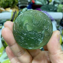 Natural Xiu jade pendant pendant pendant dragon 180 material