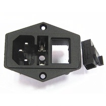 AC-01A power socket with fuse holder power socket three-in-one quality socket all copper AC power socket