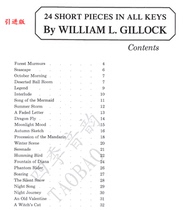 Gillock (Gillock) Romantic Etude for piano 24 large and small notes Electronic Score