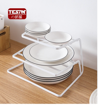 Ministry House Day Style Kitchen Iron Art Bowls Dish Rack Drain Rack Dinner Plate Cutlery storage and finishing rack Dish Racks