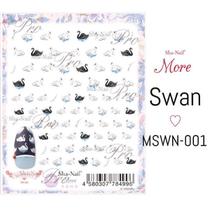 Japanese sha-nail more popular new Little Swan nail stickers nail small pattern decoration