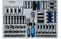 Eagle 214-piece set 73-piece-3 8 1 2-set wrench tool holder