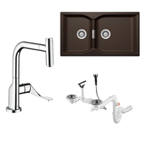 Germany hansgrohe granite sink 43034500 43034300 39861000 Kitchen pull-out faucet