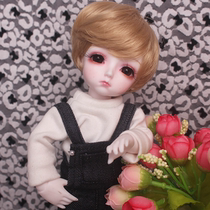 bjd doll sd doll wig 1 6bb universal hair short golden hair (not only shot)