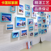 No 7 inch hanging marks nail a4 dining room photo simple home photo frame Photo Wall warm wedding clothing store corridor