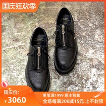 Japanese foot the coacher THE RESISTANCE SHOES FTC zipper carved leather boots