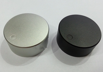 Aluminum alloy solid flat knob volume knob potentiometer knob audio amplifier tone knob 48x22mm