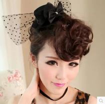 Wig film invisible female Korean fake bangs curly wig bangs false Liangs slanted bangs false flow Sea no trace