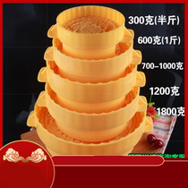 Dousha reunion petals Mid-Autumn moon cake mold three-dimensional household mold 2019 hand-pressed large moon cake mold egg yolk