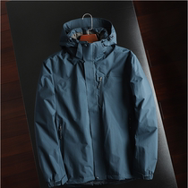 White duck down filled bird with the same winter mens outdoor hooded functional windproof waterproof down jacket stormtrooper