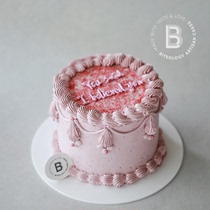 BITOlogy (retro cake) 121 Girls online red creative birthday cake Beijing Shanghai Tongcheng Distribution