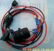 12V cigarette lighter socket for modified car with car seat car cigarette lighter 1 meter thread