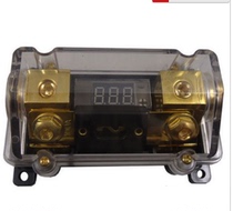 A car seat with a lead digital display indicator transparent car audio accessories