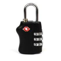 Travel supplies TSA Customs lock US customs certified code lock overseas padlock mini box lock 338
