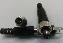 DC power plug with lock power plug socket 5 5*2 1 2 5 lockable and extended screw opening 8MM