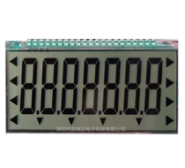 Open mold custom segment code screen LCD LCD screen broken display custom small size screen gray background black characters