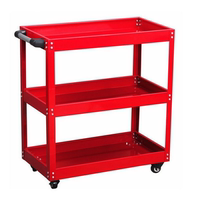 Triple-layer steam-repairing tool cart cart Multi-functional toolbox Tool holder Tools cabinet Repair tool cart