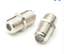 Metric Imperial F-seat TV double-pass cable TV antenna docking straight-through head F-head to joint thread physical shooting