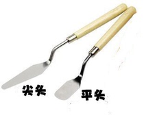 Gouache pigment palette knife scraper acrylic oil painting blade texture knife knife tip round head flat head art supplies