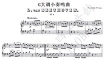 Beethovens small Sonata Piano solo score