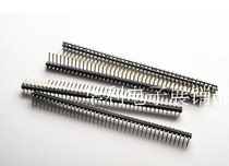 1*40p connector single row row pin 2 54MM pitch single row pin gold plated curved pin 40p