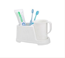 South Korea Imports BTLIFE Toothbrush Rack Suit With Gargling Cup Toothbrush Cup Teeth Seat Bathroom wash suit