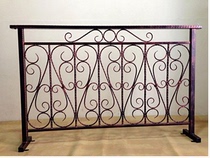 Factory direct European style stair handrail air conditioning fence loft guardrail Villa corridor railing fence