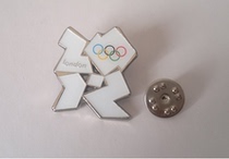 2012 London Olympic badge Official badge White LOGO badge