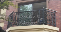 European high-grade iron stair handrail bay window guardrail attic exquisite guardrail corridor railing balcony fence