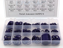 18 types of 265 pieces of automotive air conditioning Refrigerant Seal Ring O-shaped ring resistant to fluoroO-ring factory price direct green black