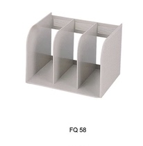 Fuqiang three-grid bookend FQ-58 bookend triple bookshelf file rack bookshelf A4 data rack