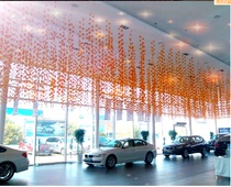 Simulation red maple leaf Green maple leaf fake leaf rattan vine leaf rattan Home air conditioning pipe roof decoration flower rattan