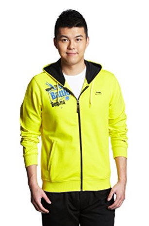 李宁 网球系列 开衫连帽卫衣 男式 awdg037-1_7折现价55元