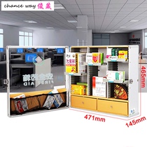 Factory first aid box Enterprise medicine box Household medicine box storage box King-size wall-mounted safety medicine box E050
