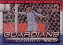 Panini 2014 World Cup Star Card Official Edition goalkeeper Teca Kawajima Yongsi Refraction Flash Card