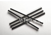 Single row row pin 1*40 pitch 2 54 all copper environmentally friendly gold plated 3U high quality 11 3mm round hole needle 40p