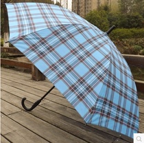 Paradise umbrella specializes in 13008E g Scottish plaid oversized hook double semiautomatic umbrella