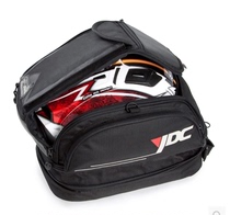YDC Locomotive Motorcycle Backseat Bag Helmet Bag Double Shoulder Tail bag equipped with anti-rain cover YB-0909 MoBrigade bag