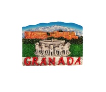 Spanish tourism culture creative commemorative gifts boutique resin refrigerator stickers town style features