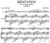 Masnay (Nirvana) Thais Meditation (Contemplation) for flute and Piano Ensemble (with score)