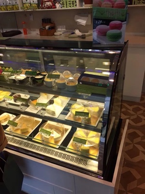 酷浦而蛋糕柜保鲜柜商用冷藏展示柜弧形直角甜品展示冰柜玻璃冷柜