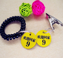 Number plate Malatang number plate Hotel catering number plate Sauna card storage clip