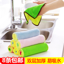 lazy rag kitchen thick absorbent dishwashing cloth brush dishcloth hand wipe table bowl special cleaning towel wash cloth