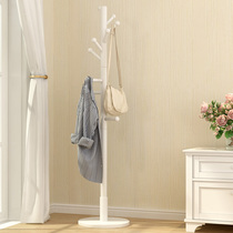 Hanger Floor Bedroom Hanger Clothes Shelf Living Room Home Simple Modern Solid Wood Single Rod Coat Hanger